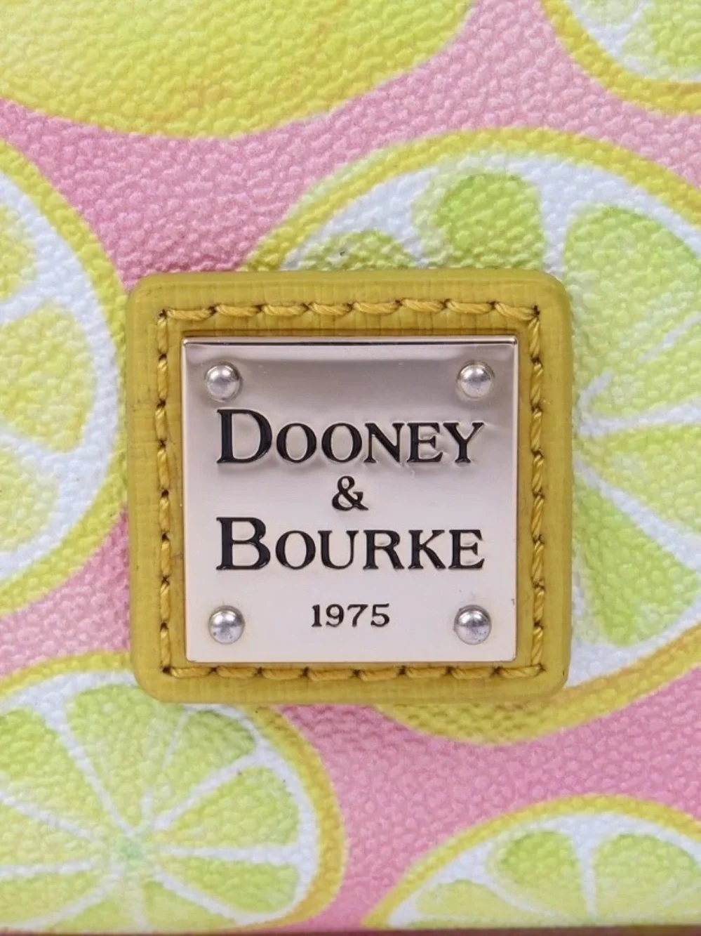 Dooney & Bourke Pink Limone crossbody handbag - so adorable and vibrant!